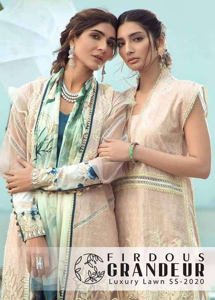 Firdous Grandeur Luxury Lawn SS 2020 Collection